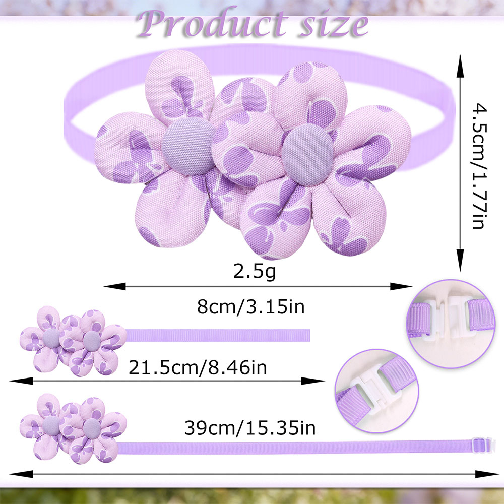 10PCS Flower Shape Sweet Dog B - Pet Supplies Coupon avis et prix