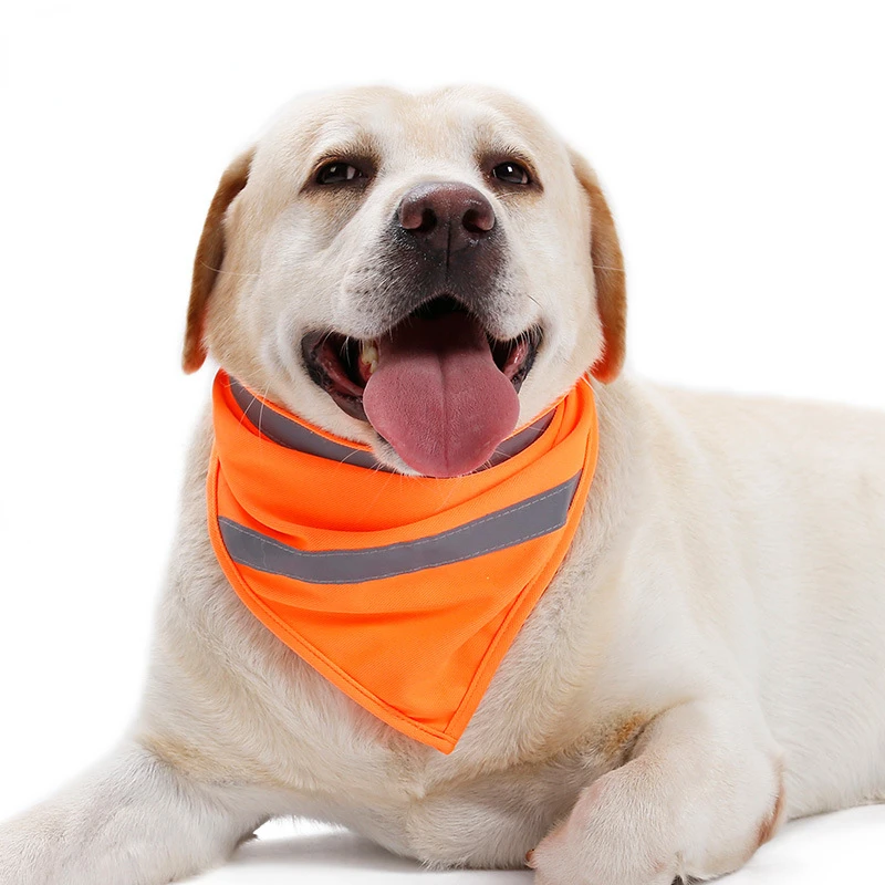Dog Reflective Bandanas Pet Tr - Dog Bandana Scarf avis et prix