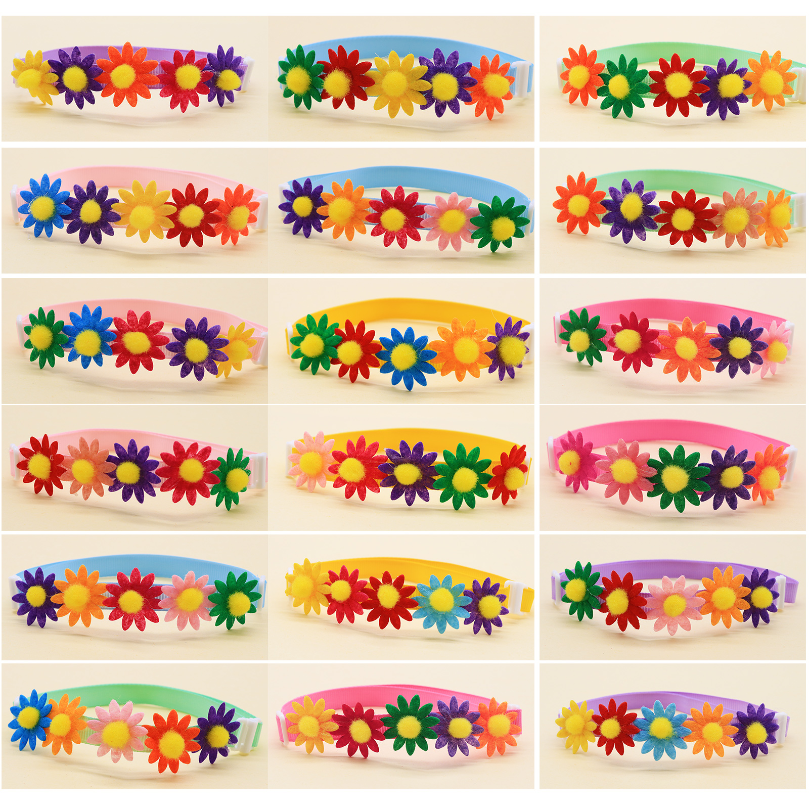 50PCS Colorful Dog Bowties Flo - Pet Supplies Coupon avis et prix