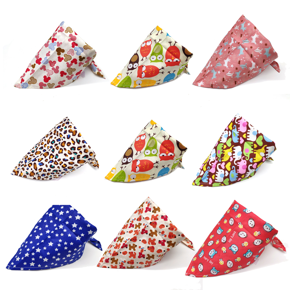 60pcs 100% Cotton Dog Bandanas - Dog Bandana Scarf avis et prix