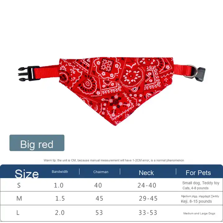 Adjustable Triangular Bandage  - Dog Bandana Scarf avis et prix