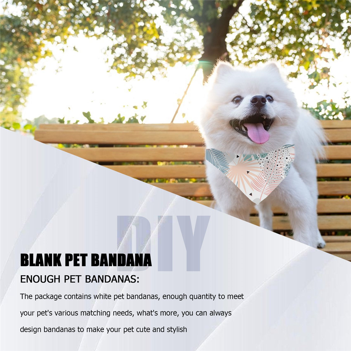 New User~15 Pcs Sublimation Bl - Dog Bandana Scarf avis et prix