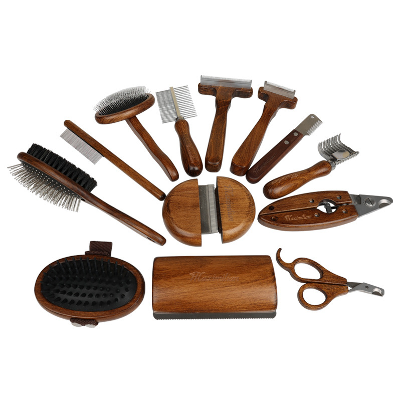 Pet Dog Comb Antique Solid Woo - Pet X Supplies & Tack Howell avis et prix