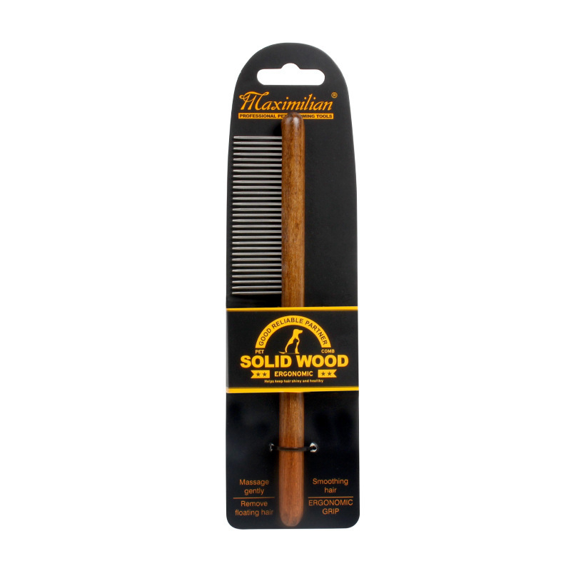 Pet Dog Comb Antique Solid Woo - Pet X Supplies & Tack Howell avis et prix