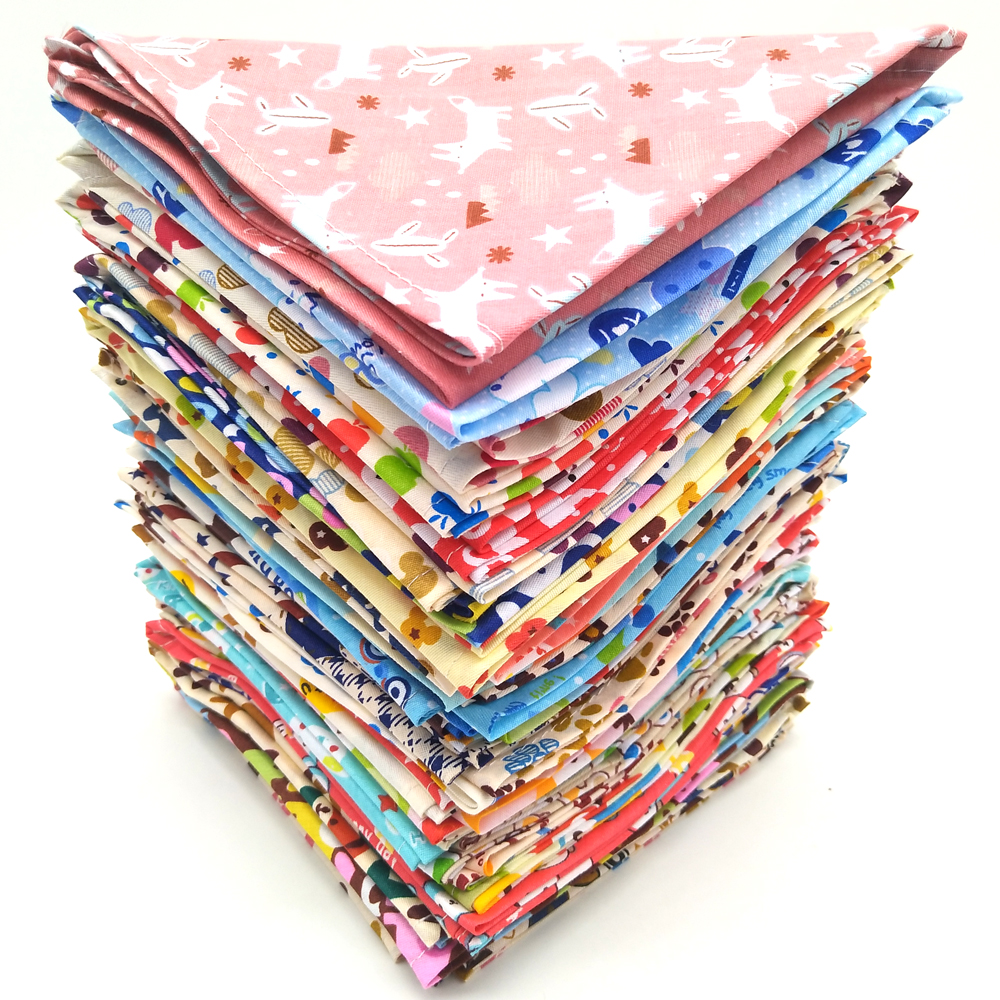 S/M/L/XL 10PCS Dog Bandana Cot - Dog Bandana Scarf avis et prix