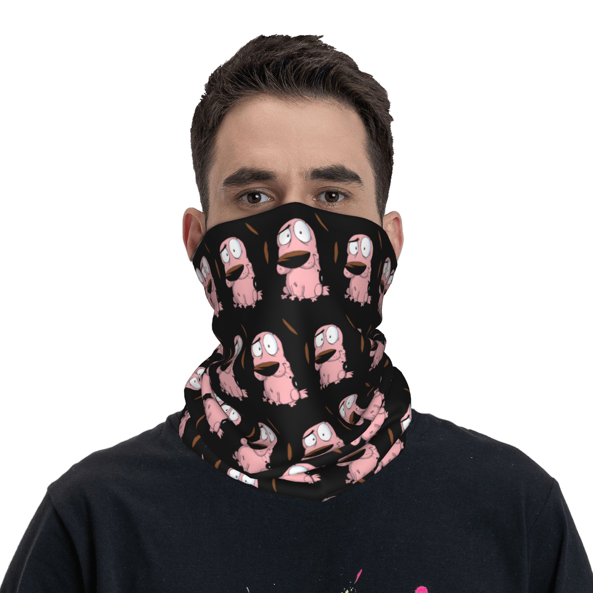 Custom Cartoon Courage Dog Win - Dog Bandana Scarf avis et prix