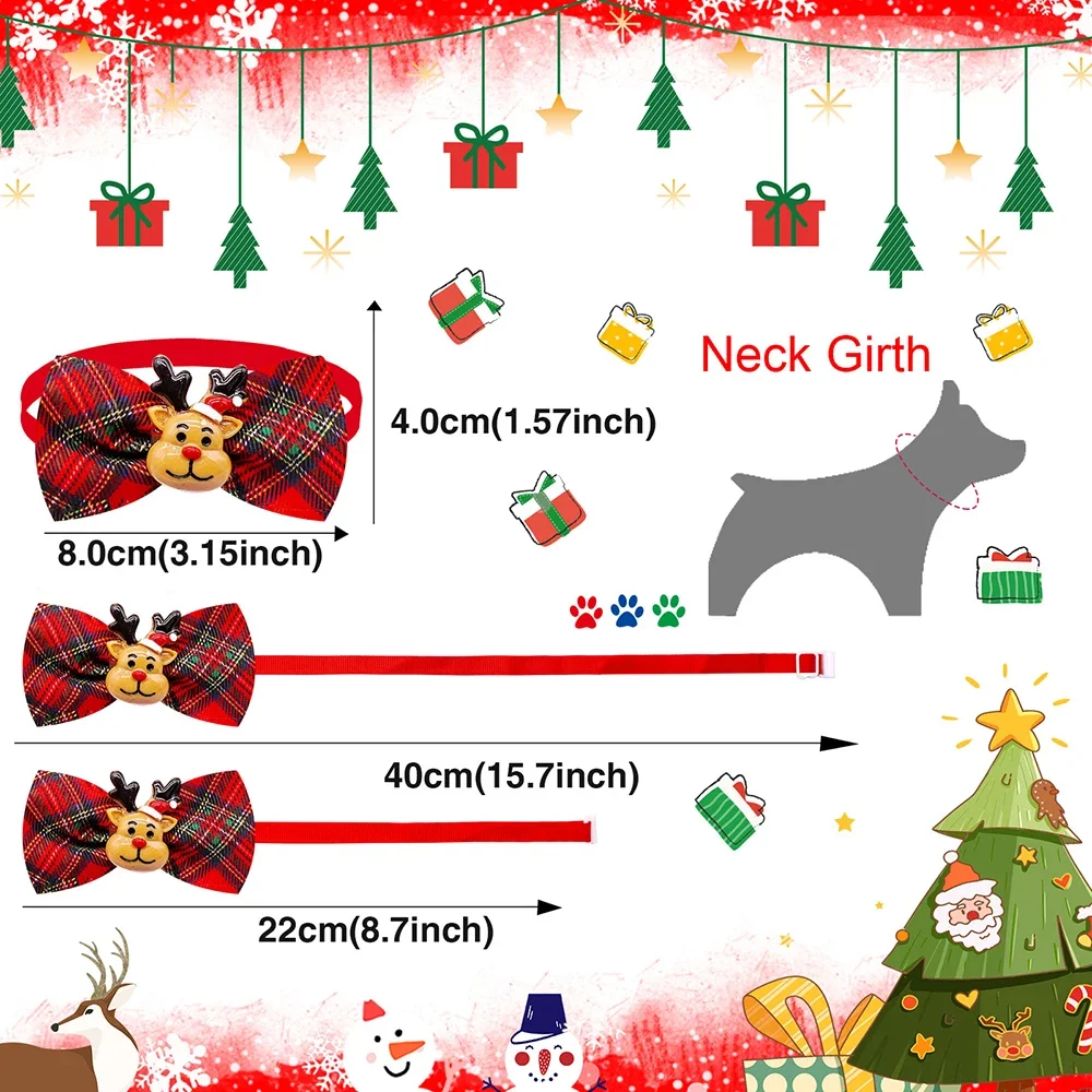 50/100pcs Christmas Dog Bowtie - Pet Supplies Coupon avis et prix