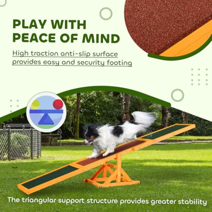 Wooden Dog Agility Seesaw for  - Pet X Supplies & Tack Howell avis et prix