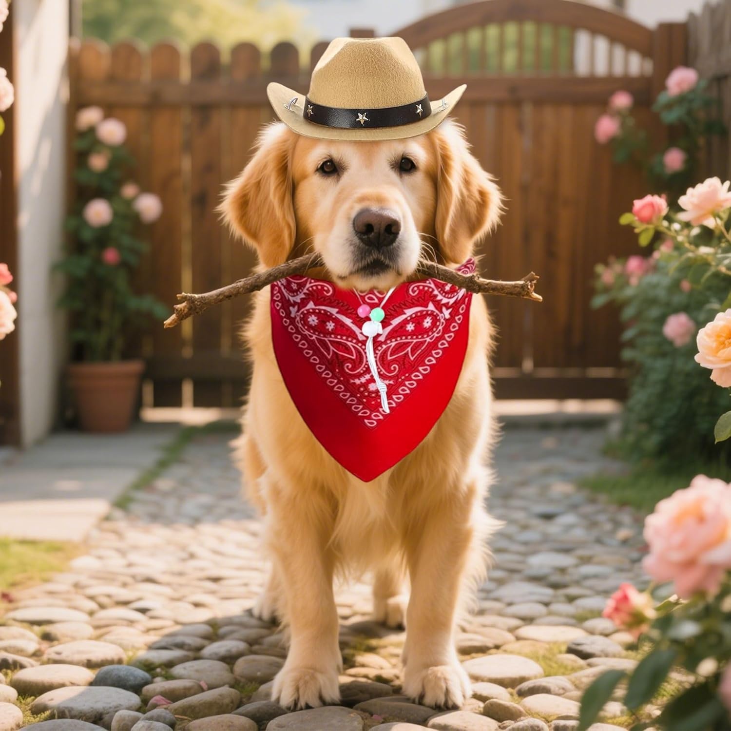RGT Pet Cowboy Hat Dog Western - Dog Bandana Scarf avis et prix