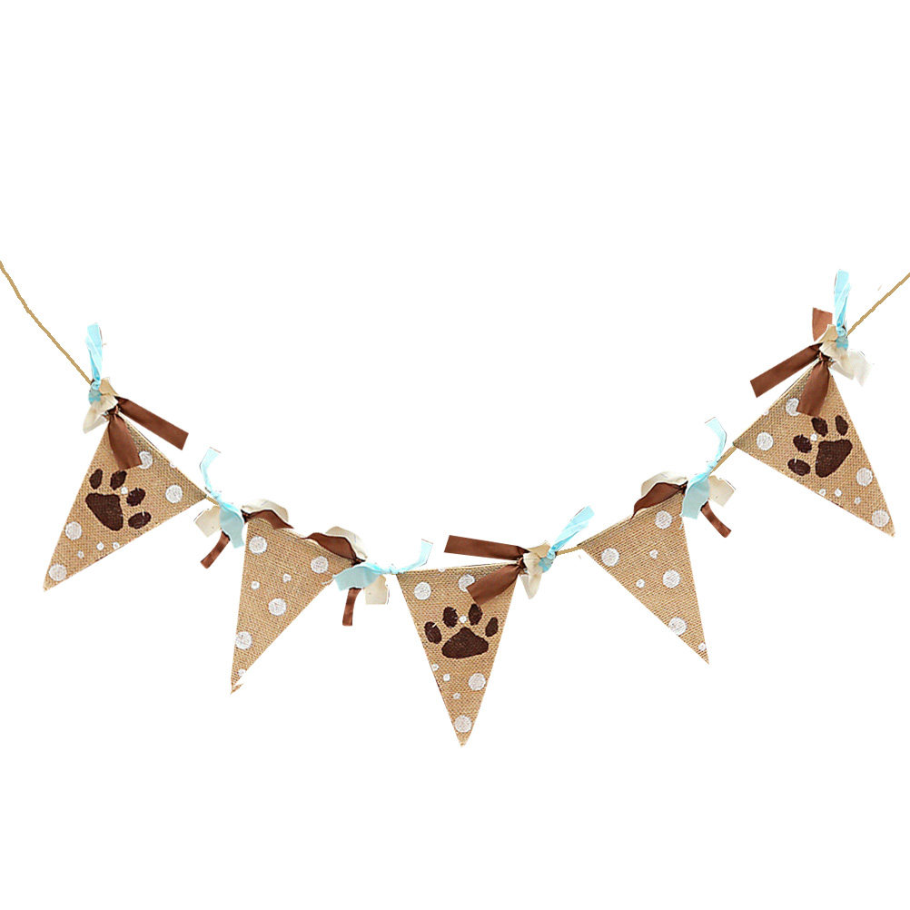 Vintage Linen Bunting Banner A - Pet Supplies Zoo avis et prix