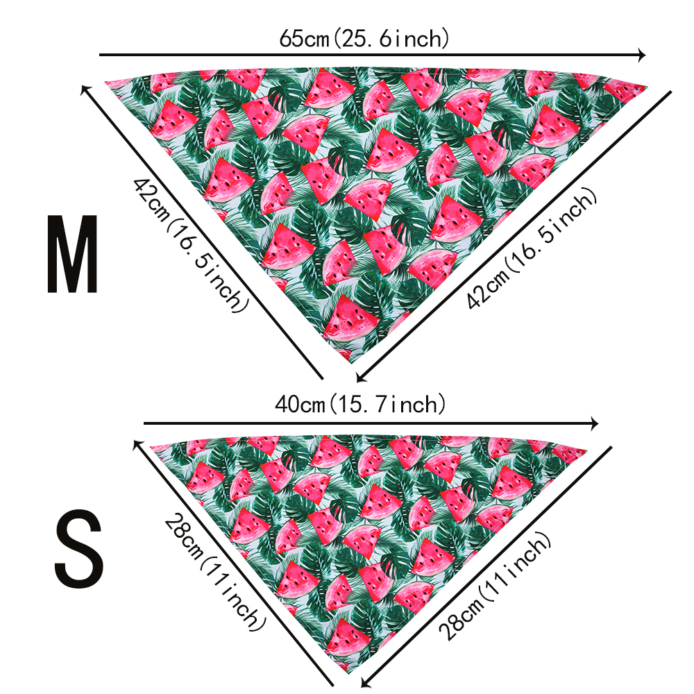 50pcs Dog Bandana Summer Fruit - Dog Bandana Scarf avis et prix